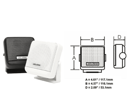 Suncoast Marine and Auto offers Poly-Planar MB-41 10 Watt VHF Extension Speaker - White [MB41W]