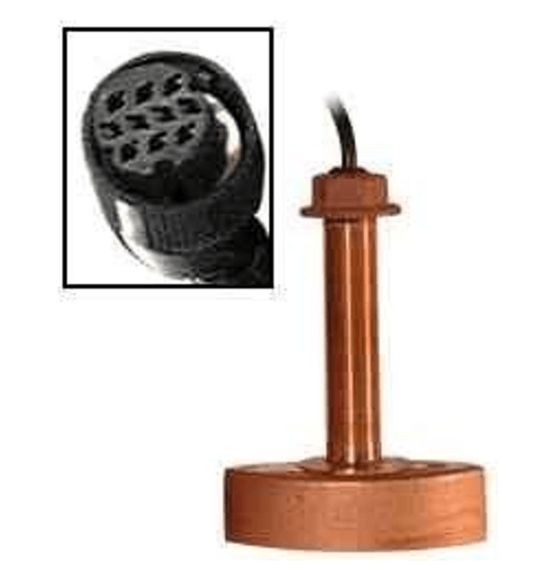 Suncoast Marine and Auto offers Furuno 525T-BSD Bronze Thru-Hull Transducer w/Temp, 600W (10-Pin) [525T-BSD]