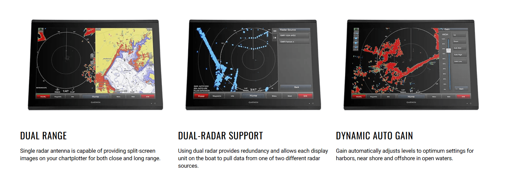 Suncoast Marine and Auto offers Garmin GMR Fantom 126 - 6 Open Array Radar [K10-00012-20]
