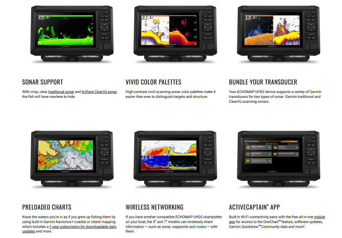 Suncoast Marine and Auto offers Garmin ECHOMAP UHD2 53CV Chartplotter/Fishfinder Combo w/US Inland Maps GT20-TM [010-02590-51]
