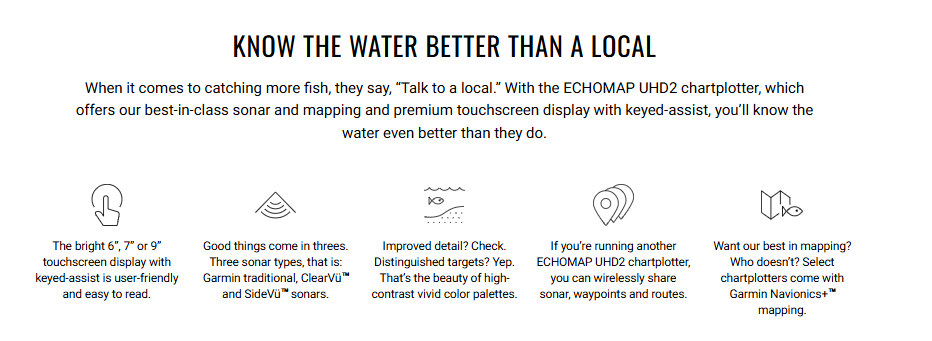Suncoast Marine and Auto offers Garmin ECHOMAP UHD2 64sv Chartplotter/Fishfinder Combo w/US Coastal Maps GT54UHD-TM [010-02681-01]