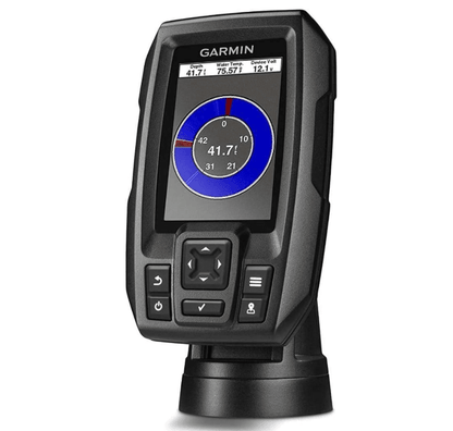 Suncoast Marine and Auto offers Garmin STRIKER 4 Fishfinder Worldwide Version w/77/200kHz - 4-Pin Transducer w/Transom & Trolling Motor Mounts [010-01550-01]
