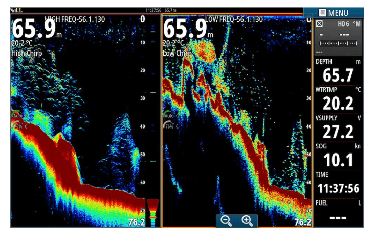 Suncoast Marine Supply offers Simrad S5100 Sounder with CHIRP Sonar