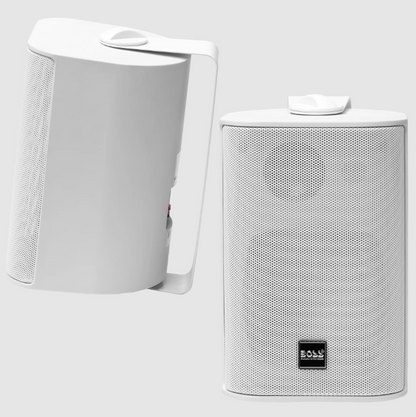 Suncoast Marine and Auto offers Boss Audio 4" MR4.3W Box Speakers - White - 200W [MR4.3W]