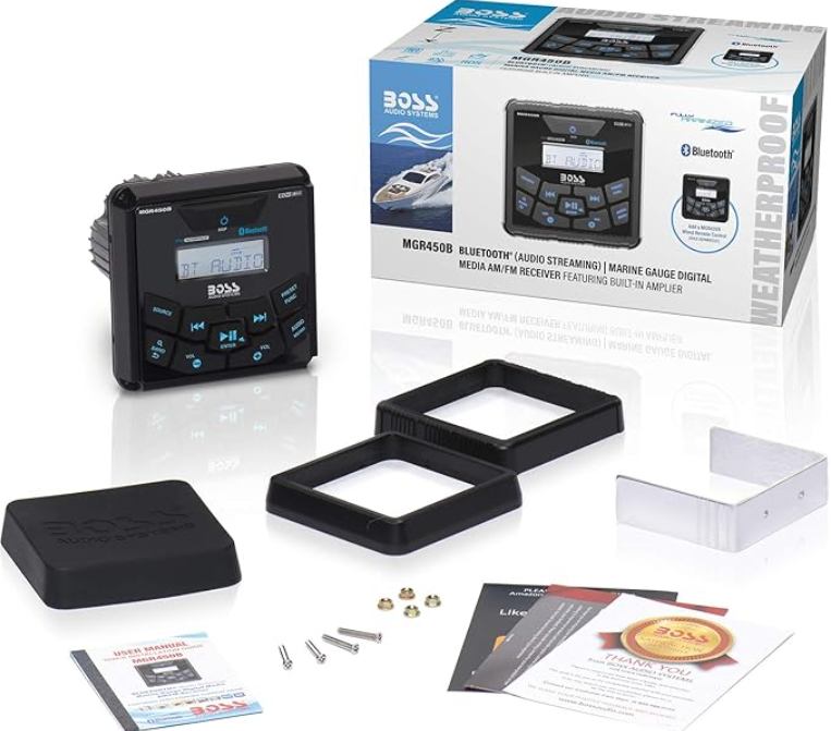 Suncoast Marine and Auto offers Boss Audio MGR450B Marine Stereo w/AM/FM/BT [MGR450B]