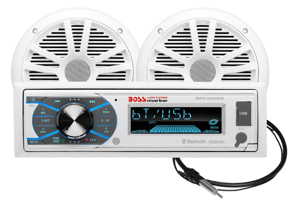 Suncoast Marine and Auto offers Boss Audio MCK632WB.6 Marine Stereo 6.5" Speaker Kit - White [MCK632WB.6]