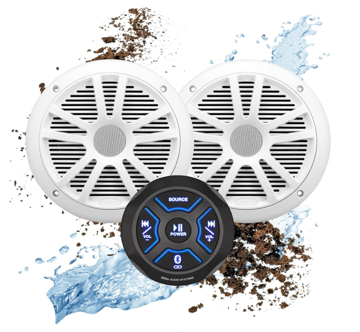 Suncoast Marine and Auto offers Boss Audio MG150W.6 Kit w/MGR150B 2 MR6W Speakers [MG150W.6]