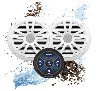 Suncoast Marine and Auto offers Boss Audio MG150W.6 Kit w/MGR150B 2 MR6W Speakers [MG150W.6]