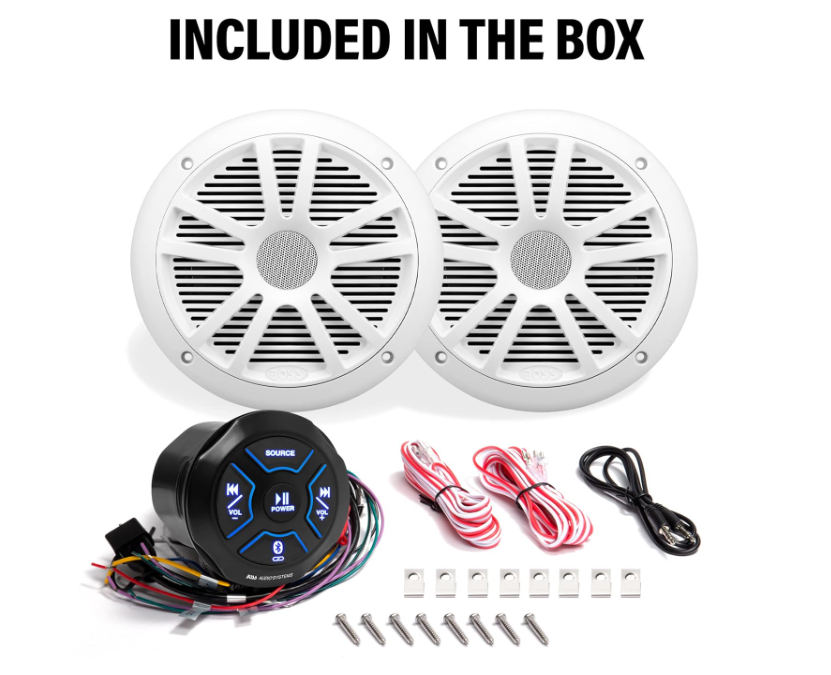 Suncoast Marine and Auto offers Boss Audio MG150W.6 Kit w/MGR150B 2 MR6W Speakers [MG150W.6]