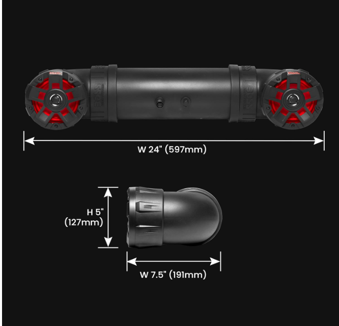 Suncoast Marine and Auto offers Boss Audio UTV4BRGB Amplified All-Terrain Sound System w/4" Marine Speakers 1" Black Tweeters [UTV4BRGB]