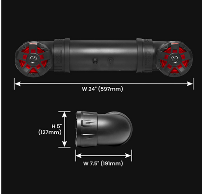 Suncoast Marine and Auto offers Boss Audio UTV4BRGB Amplified All-Terrain Sound System w/4" Marine Speakers 1" Black Tweeters [UTV4BRGB]