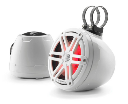 Suncoast Marine and Auto offers JL Audio M3 VeX Series 6.5" Enclosed Coaxial Speakers w/RGB LED Lighting White Sports Grilles - M3-650VEX-Gw-S-Gw-i [010-03258-00]