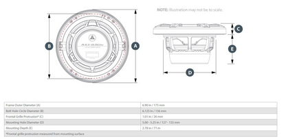 Suncoast Marine and Auto offers JL Audio® M3 Marine Speakers 6.5" with White Sport Grille (M3-650X-S-Gw)