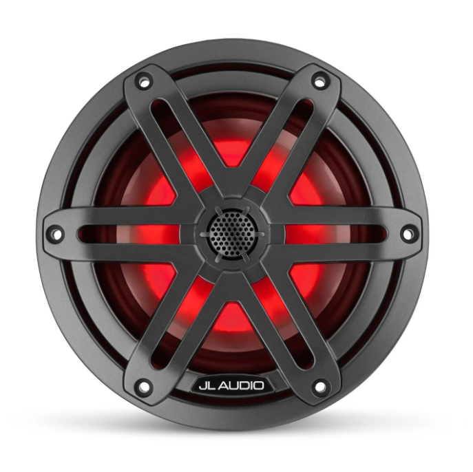 Suncoast Marine and Auto offers JL Audio M3 Marine Speakers 6.5" with LED and Gray Sport Grille (M3-650X-S-Gm-i)
