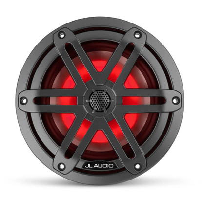 Suncoast Marine and Auto offers JL Audio M3 Marine Speakers 6.5" with LED and Gray Sport Grille (M3-650X-S-Gm-i)