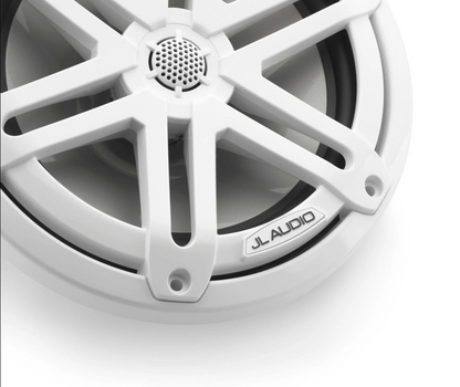 Suncoast Marine and Auto offers JL Audio M3 Marine Speakers 7.7"with White Sport Grille (M3-770X-S-Gw)