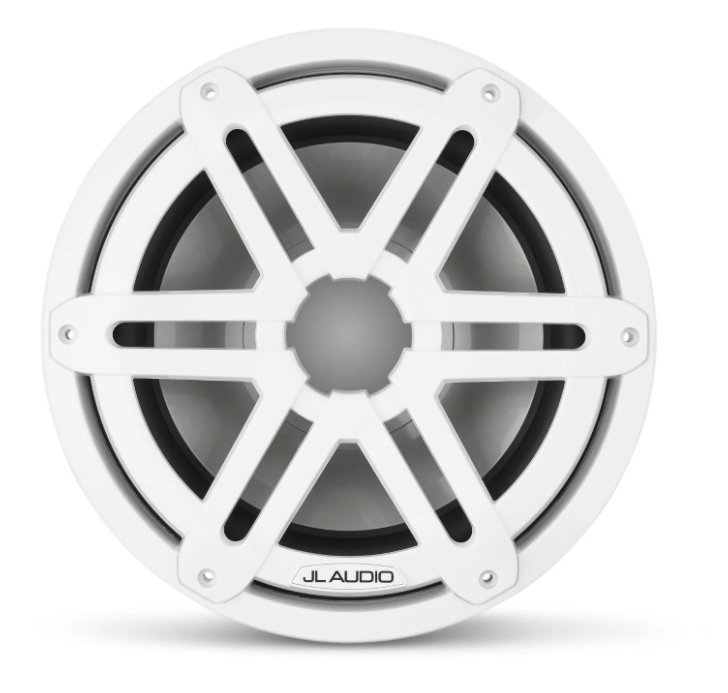 Suncoast Marine and Auto offers JL Audio M3 10" Marine Subwoofer w/Gloss White Sport Grille - M3-10IB-S-Gw-4 [010-03072-00]