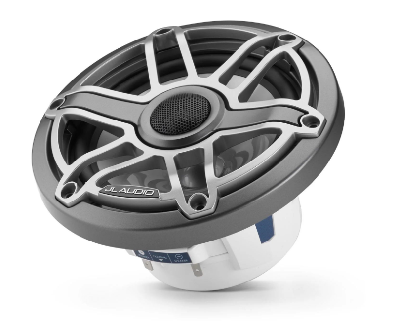 Suncoast Marine and Auto offers JL Audio M6 Marine Speakers 6.5" with Titanium Sport Grille (M6-650X-S-GmTi)