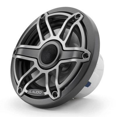 Suncoast Marine and Auto offers JL Audio M6 Marine Speakers 6.5" with Titanium Sport Grille (M6-650X-S-GmTi)