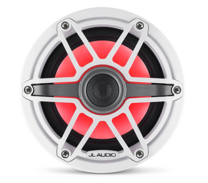 Suncoast Marine and Auto offers JL Audio M6 Marine Speakers 6.5" with LED and White Sport Grille (M6-650X-S-GwGw-i)