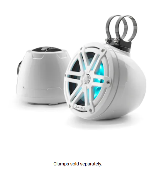 Suncoast Marine and Auto offers JL Audio M3 VeX Series 6.5" Enclosed Coaxial Speakers w/RGB LED Lighting White Sports Grilles - M3-650VEX-Gw-S-Gw-i [010-03258-00]