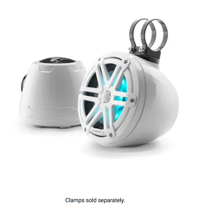 Suncoast Marine and Auto offers JL Audio M3 VeX Series 6.5" Enclosed Coaxial Speakers w/RGB LED Lighting White Sports Grilles - M3-650VEX-Gw-S-Gw-i [010-03258-00]