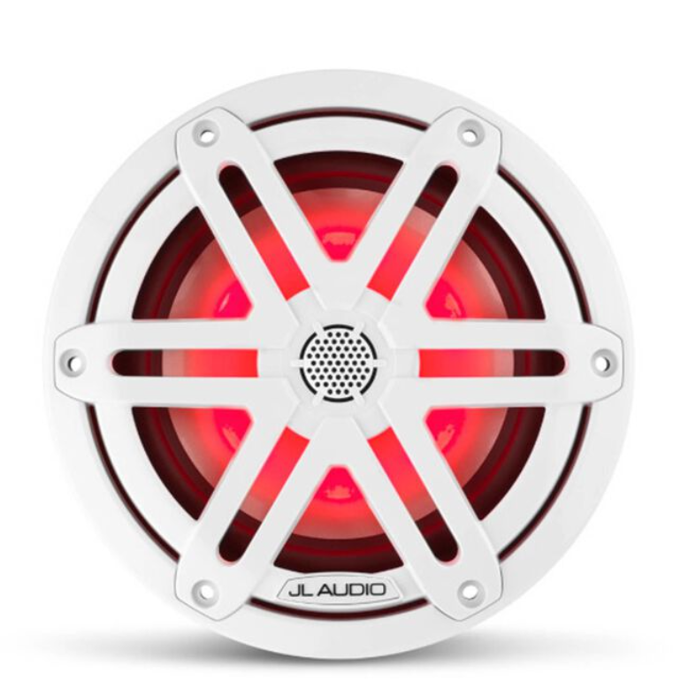 Suncoast Marine and Auto offers JL Audio® M3 Marine Speakers 6.5" with LED and White Sport Grille (M3-650X-S-Gw-i)