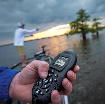 The Bluetooth i-Pilot Remote, item# 1866550, is compatible with motors manufactured between 2017 and 2023 that include the Bluetooth i-Pilot GPS System.