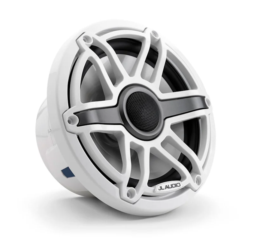 Suncoast Marine and Auto offers JL Audio M6 Marine Speakers 7.7" with White Sport Grille (M6-770X-S-GwGw)
