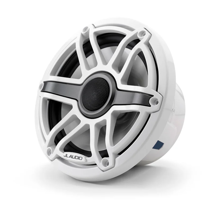 Suncoast Marine and Auto offers JL Audio M6 Marine Speakers 7.7" with White Sport Grille (M6-770X-S-GwGw)