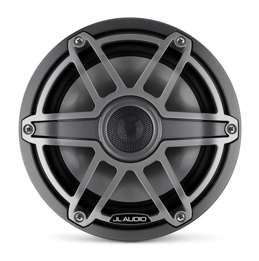 Suncoast Marine and Auto offers JL Audio M6 Marine Speakers 7.7" with Titanium Sport Grille (M6-770X-S-GmTi)