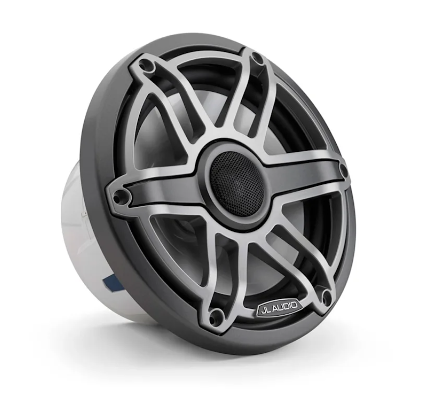 Suncoast Marine and Auto offers JL Audio M6 Marine Speakers 7.7" with Titanium Sport Grille (M6-770X-S-GmTi)