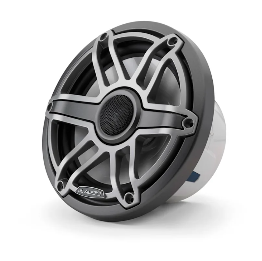 Suncoast Marine and Auto offers JL Audio M6 Marine Speakers 7.7" with Titanium Sport Grille (M6-770X-S-GmTi)