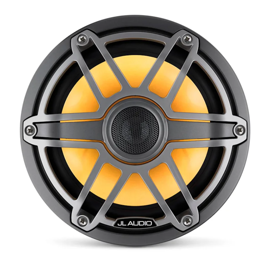 Suncoast Marine Supply offers JL Audio M6 7.7" Marine Coaxial Speakers LED Titanium