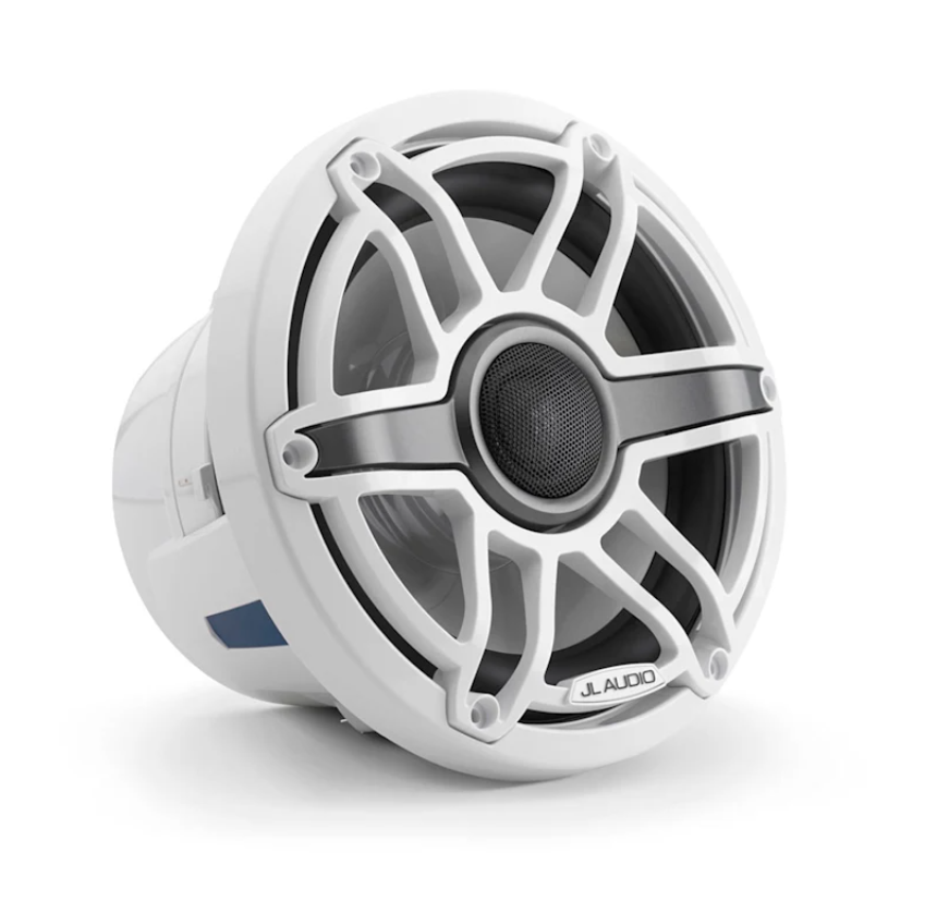 Suncoast Marine and Auto offers JL Audio M6 Marine Speakers 8.8" with White Sport Grille (M6-880X-S-GwGw)