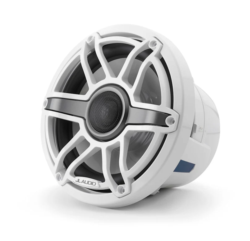Suncoast Marine and Auto offers JL Audio M6 Marine Speakers 8.8" with White Sport Grille (M6-880X-S-GwGw)