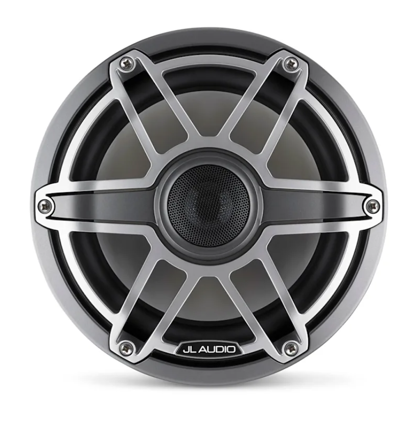Suncoast Marine and Auto offers JL Audio M6 Marine Speakers 8.8" with Titanium Sport Grille (M6-880X-S-GmTi)