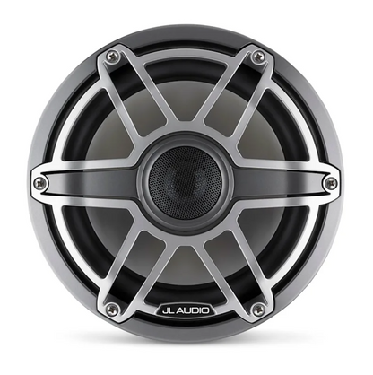 Suncoast Marine and Auto offers JL Audio M6 Marine Speakers 8.8" with Titanium Sport Grille (M6-880X-S-GmTi)