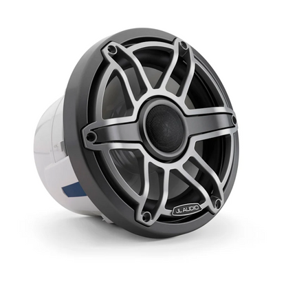Suncoast Marine and Auto offers JL Audio M6 Marine Speakers 8.8" with Titanium Sport Grille (M6-880X-S-GmTi)