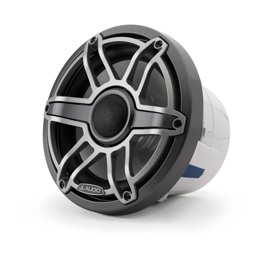 Suncoast Marine and Auto offers JL Audio M6 Marine Speakers 8.8" with Titanium Sport Grille (M6-880X-S-GmTi)
