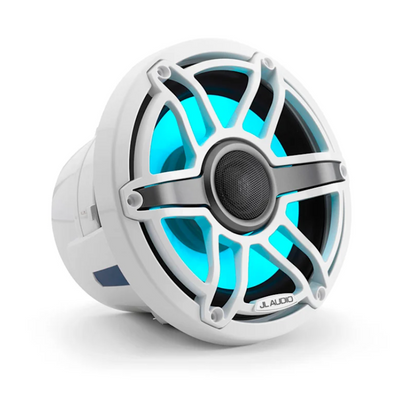 Suncoast Marine and Auto offers JL Audio M6 Marine Speakers 8.8" with LED and White Sport Grille (M6-880X-S-GwGw-i)