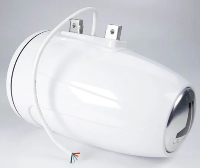 Suncoast Marine and Auto offers JL Audio® M6 Enclosed Tower Speakers 7.7" with White Sport Grille (M6-770ETXv3-Gw-S-GwGw)