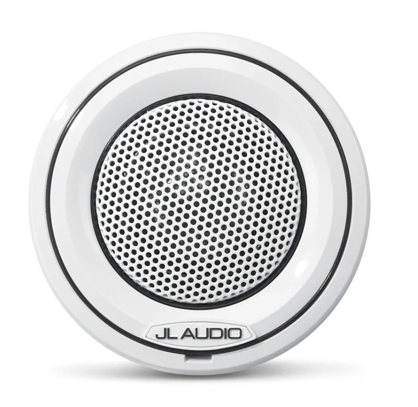 Suncoast Marine and Auto offers JL Audio M6 Marine Component Tweeter 1" with White Mounting Cups and White Trim Ring (M6-100CT-C/S-3Gw)