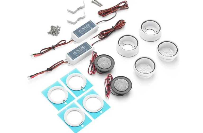 Suncoast Marine and Auto offers JL Audio M6 Marine Component Tweeter 1" with White Mounting Cups and White Trim Ring (M6-100CT-C/S-3Gw)