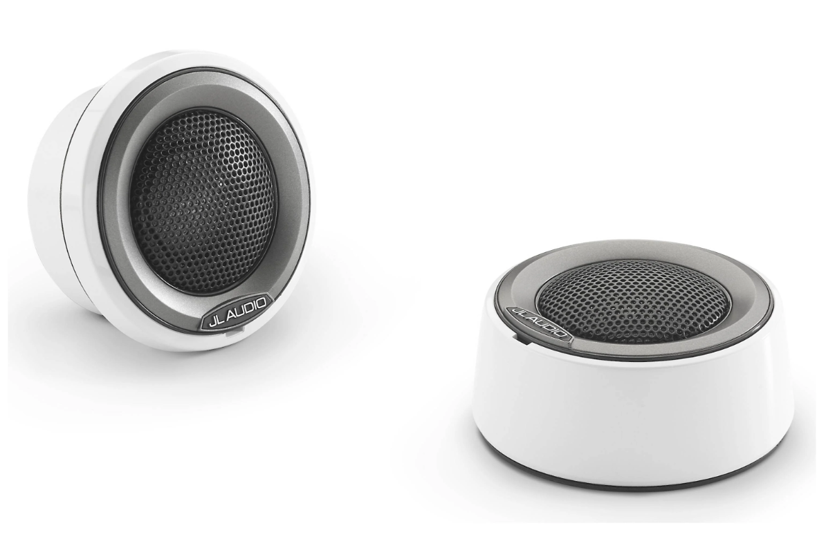 Suncoast Marine and Auto offers JL Audio M6 Marine Component Tweeter 1" with White Mounting Cups and Gray Trim Ring (M6-100CT-C/S-GwGm)