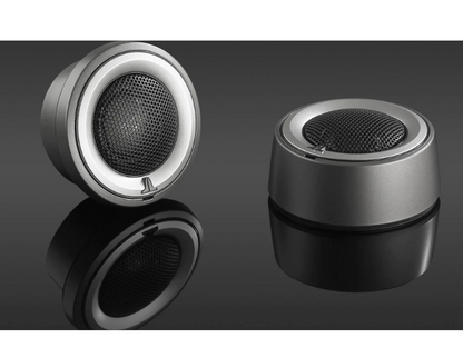 Suncoast Marine and Auto offers JL Audio M6 Marine Component Tweeter 1" with Gray Mounting Cups and Titanium Trim Ring (M6-100CT-C/S-GmTi)