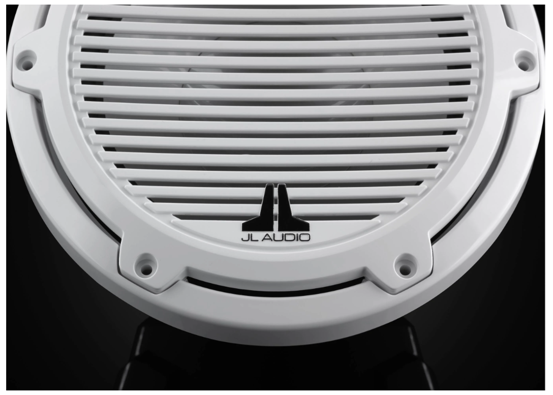 Suncoast Marine Supply offers JL Audio M6-8IB-C-GwGw-4 8" Marine Subwoofer M6 Series with White Classic Grille