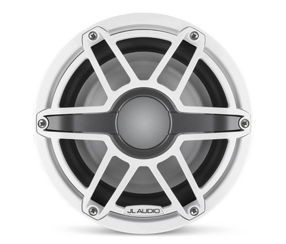 Suncoast Marine and Auto offers JL Audio M6 Marine Subwoofer 8" with White Sport Grille (M6-8IB-S-GwGw-4)