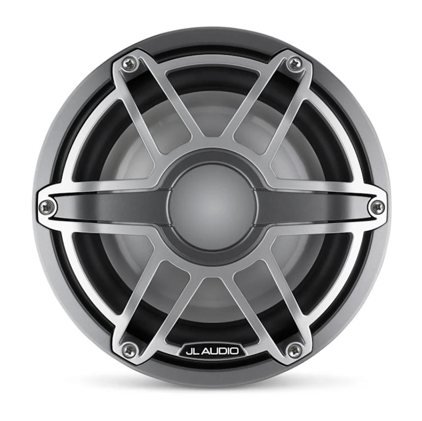 Suncoast Marine and Auto offers JL Audio M6 8" Marine Subwoofer w/Titanium Sport Grille - M6-8IB-S-GmTi-4 [010-03275-00] M6-8IB-S-GmTi-4 8" Marine Subwoofer Driver, Gunmetal & Titanium Sport Grille. Model # 19432590 