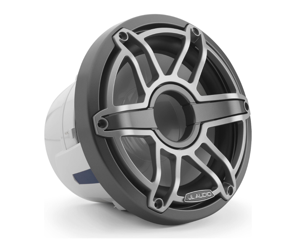 Suncoast Marine and Auto offers JL Audio M6 8" Marine Subwoofer w/Titanium Sport Grille - M6-8IB-S-GmTi-4 [010-03275-00] M6-8IB-S-GmTi-4 8" Marine Subwoofer Driver, Gunmetal & Titanium Sport Grille. Model # 19432590 
